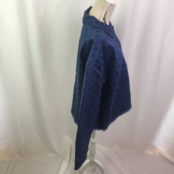 Isaac Mizrahi Live True Denim Fringe Jacket Small - Picture 7 of 16